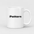 Pattern Mug in white