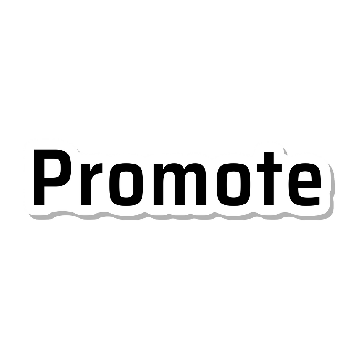 Promote die-cut sticker