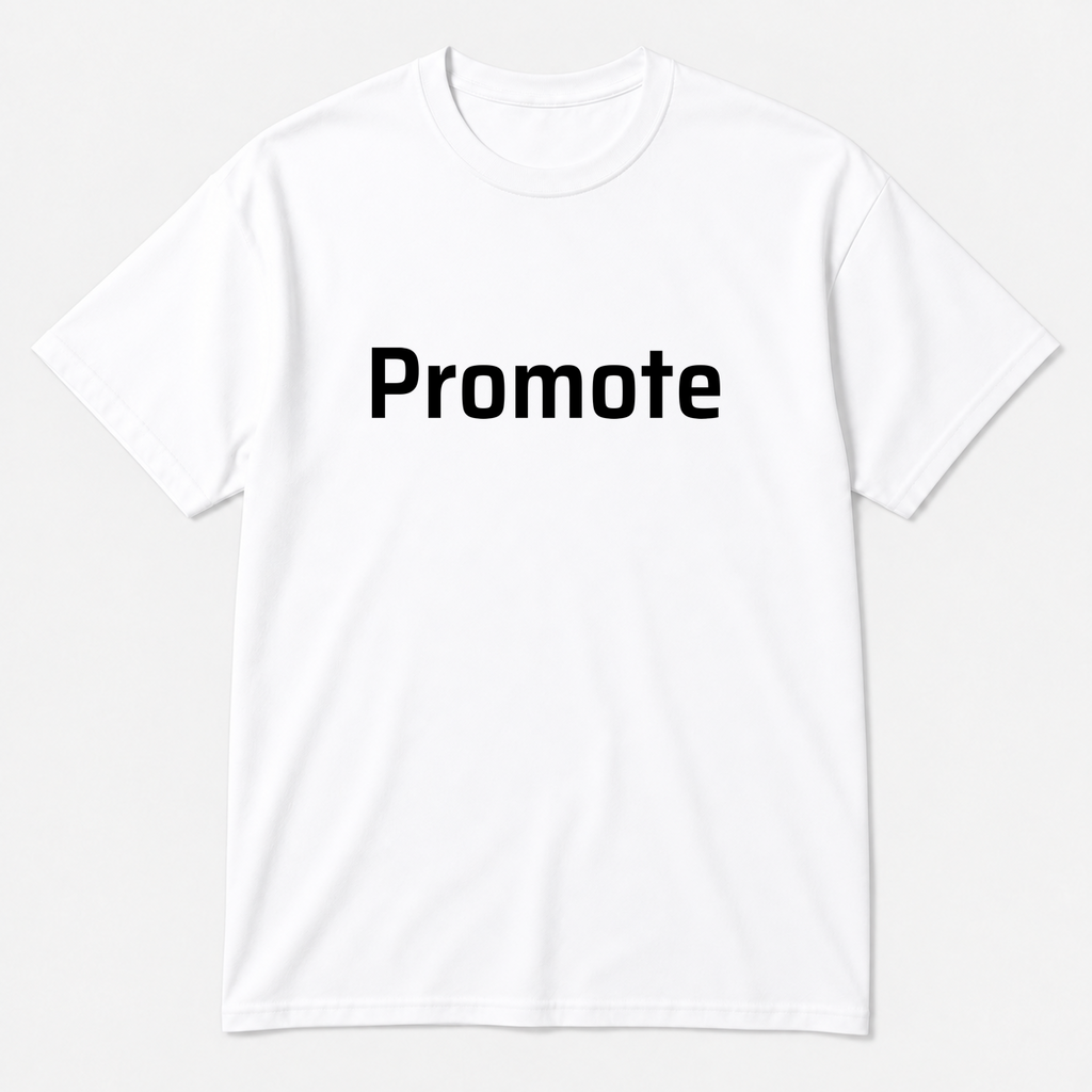 Promote T-Shirt in white
