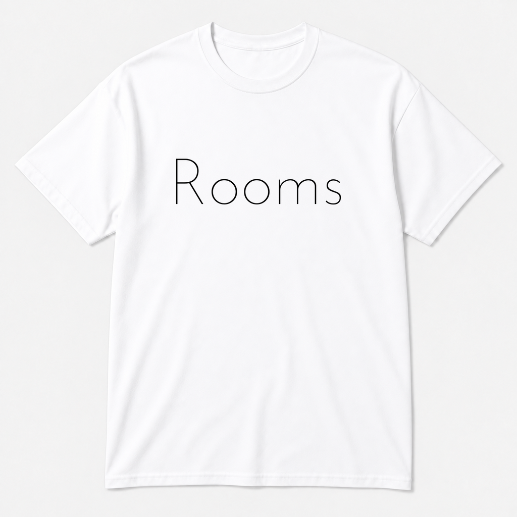 Rooms T-Shirt in white