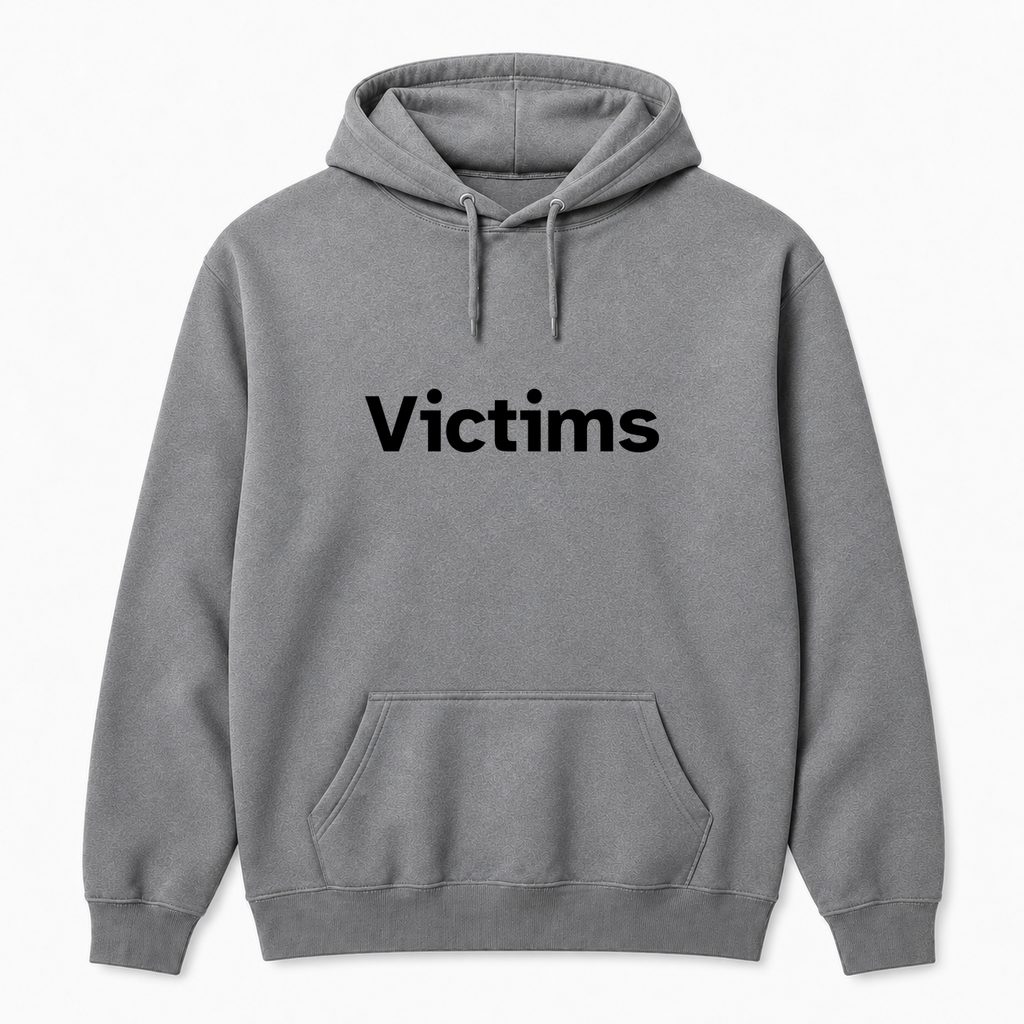 Victims Hoodie in gray