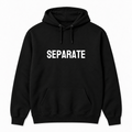 Separate Hoodie in black