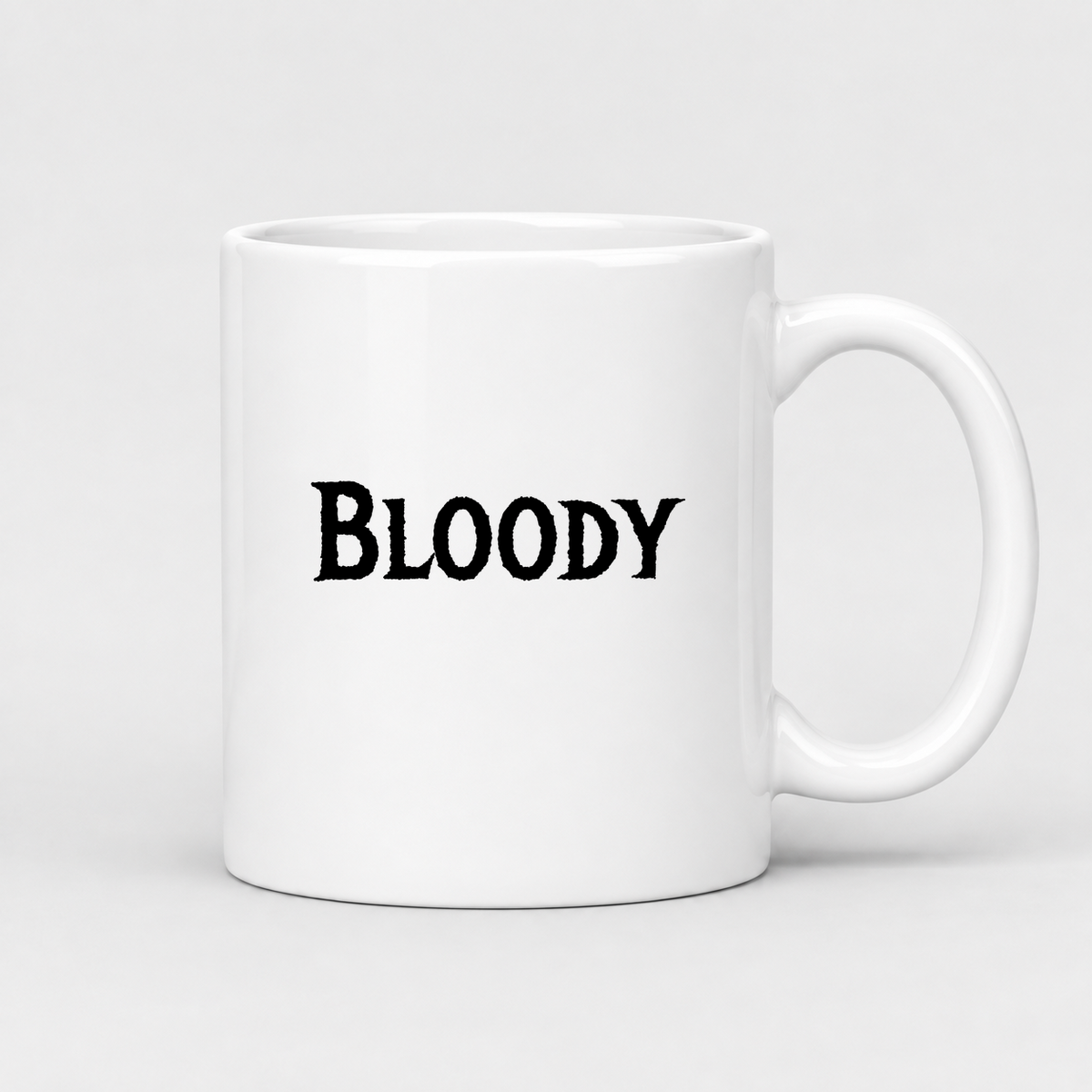 Bloody Mug in white