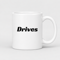Drives Mug in white