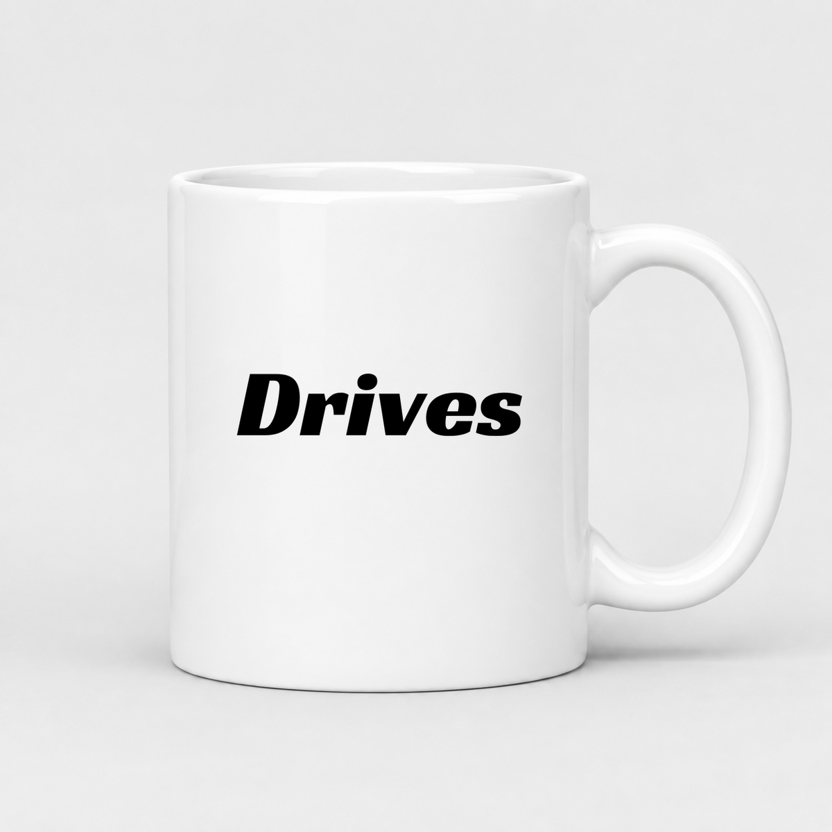 Drives Mug in white