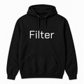 Filter Hoodie in black