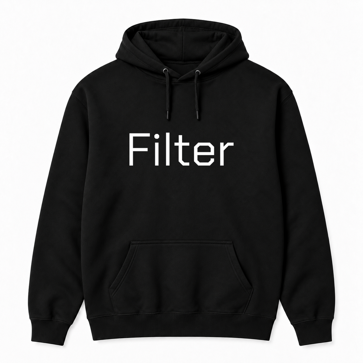 Filter Hoodie in black