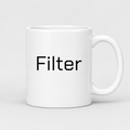 Filter Mug in white