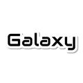 Galaxy die-cut sticker