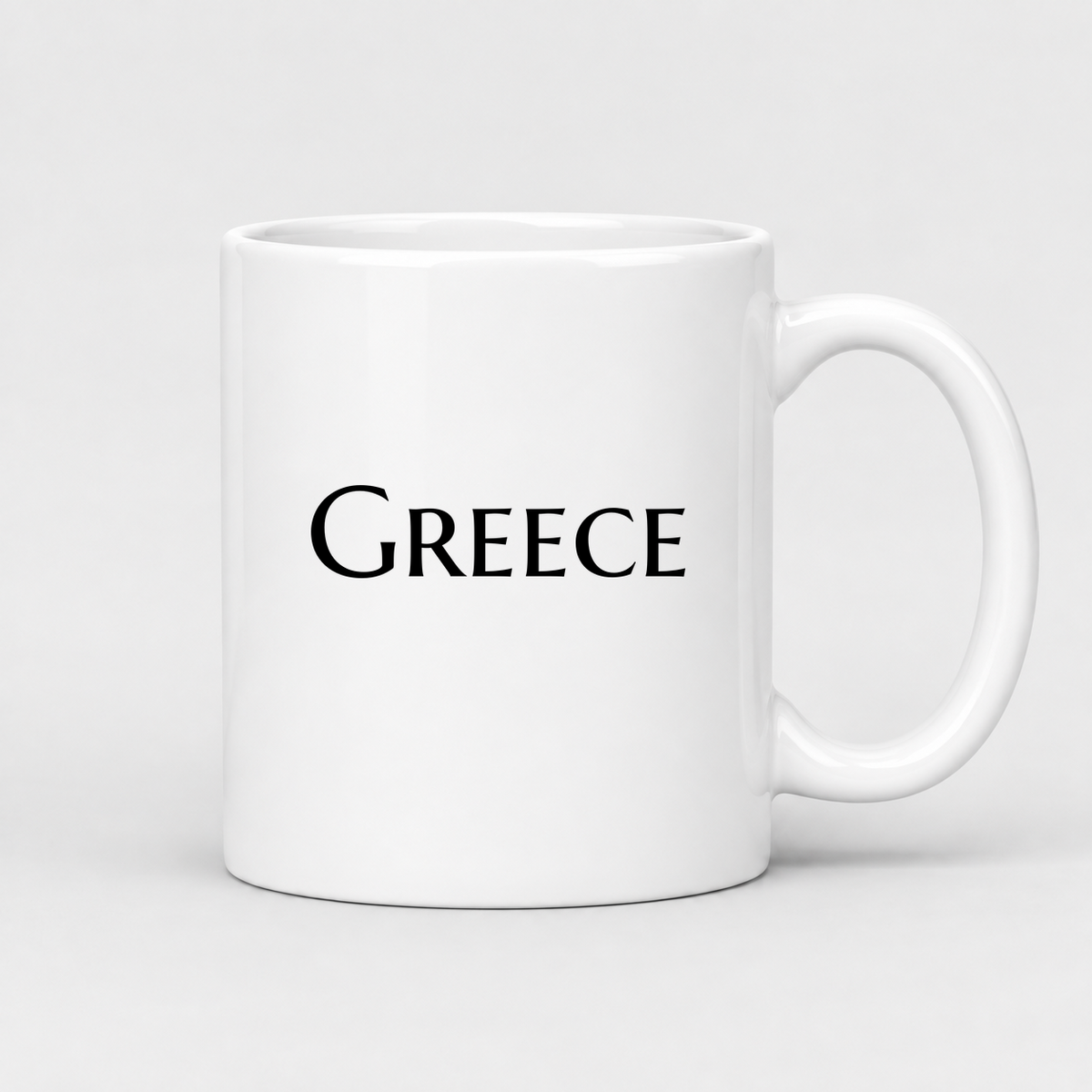 Greece Mug in white