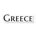 Greece die-cut sticker