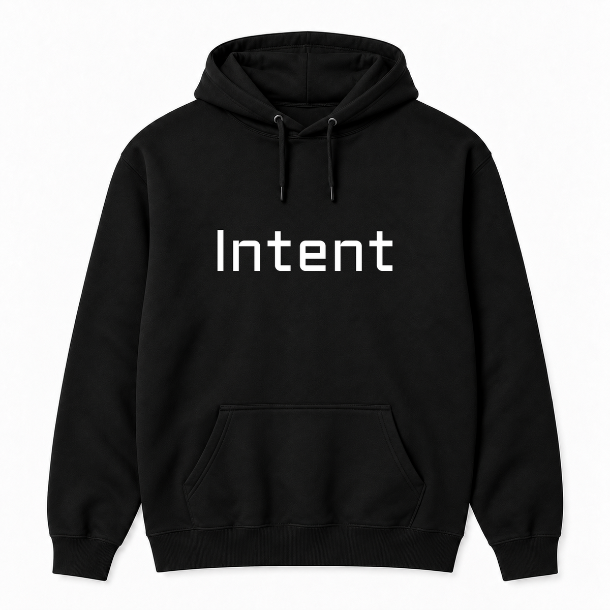 Intent Hoodie in black