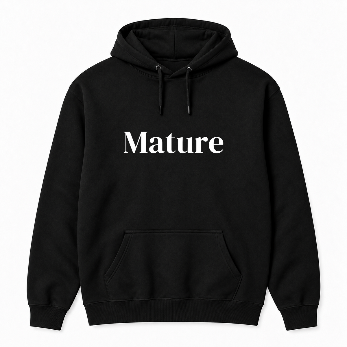 Mature Hoodie in black