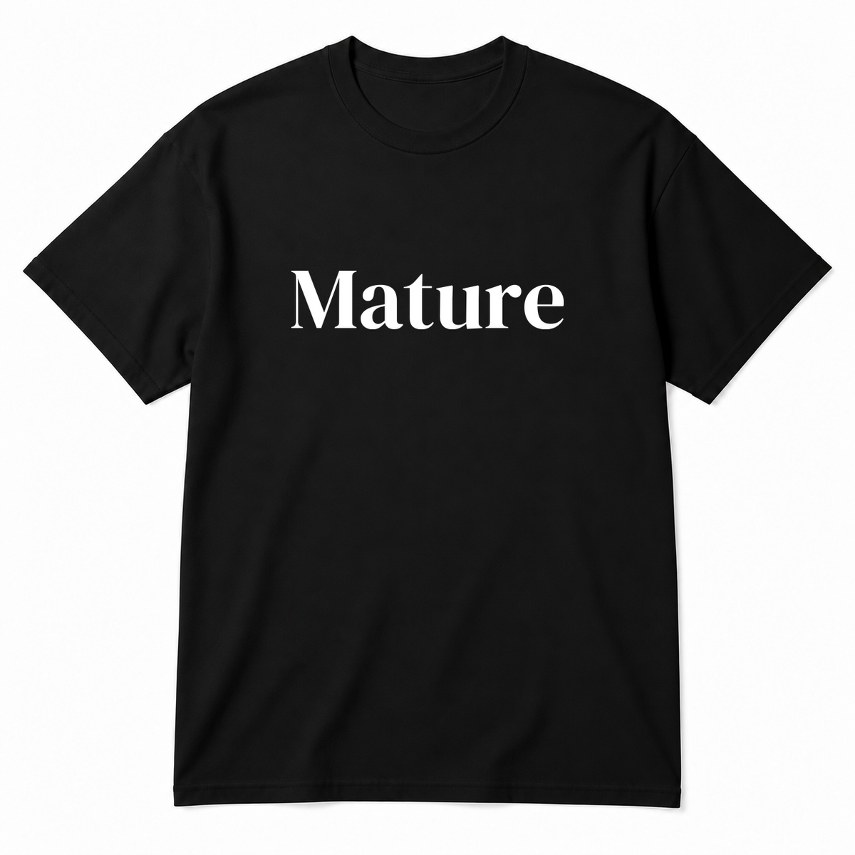 Mature T-Shirt in black