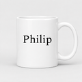 Philip Mug in white