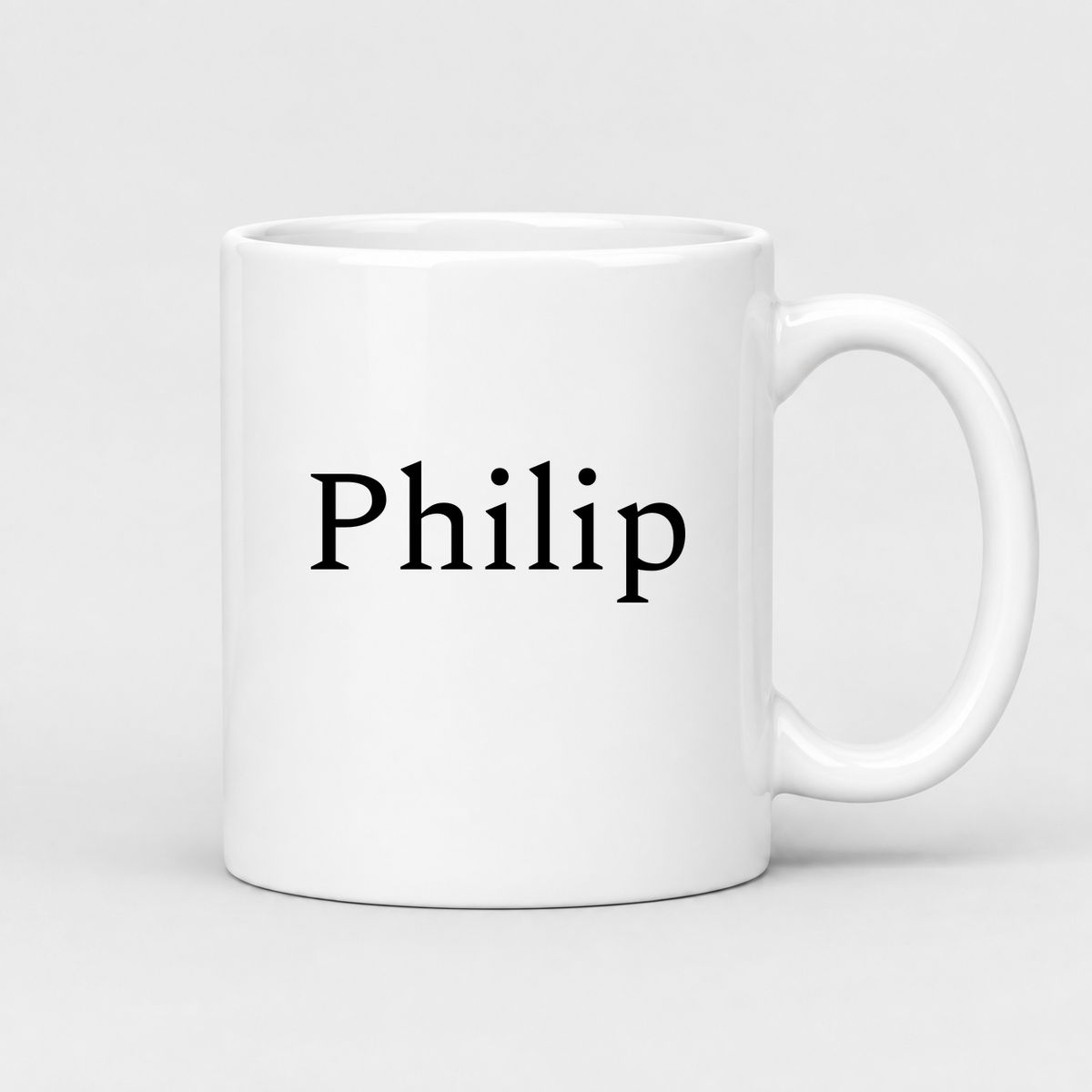 Philip Mug in white