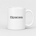 Spaces Mug in white