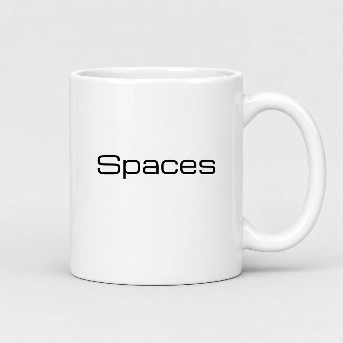 Spaces Mug in white