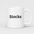 Stocks Mug in white