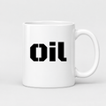 Oil Mug in white