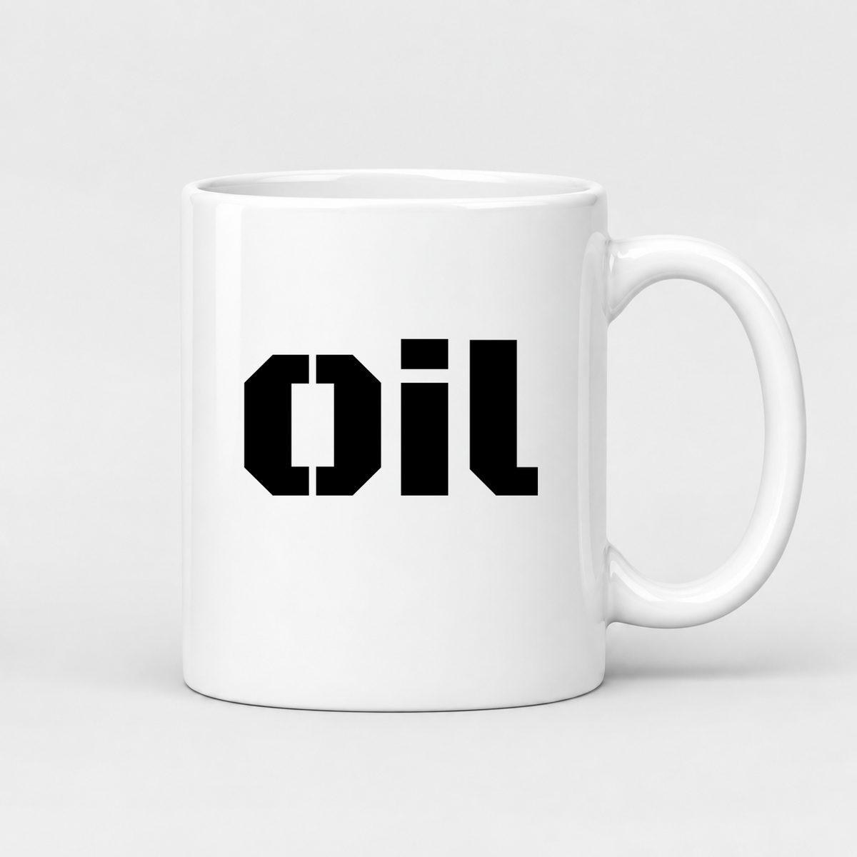 Oil Mug in white