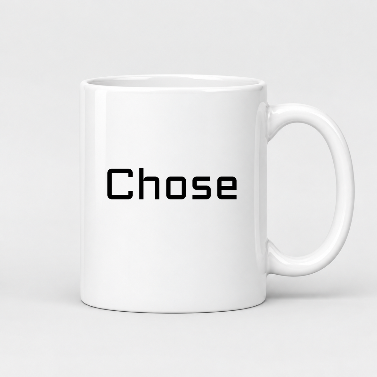 Chose Mug in white