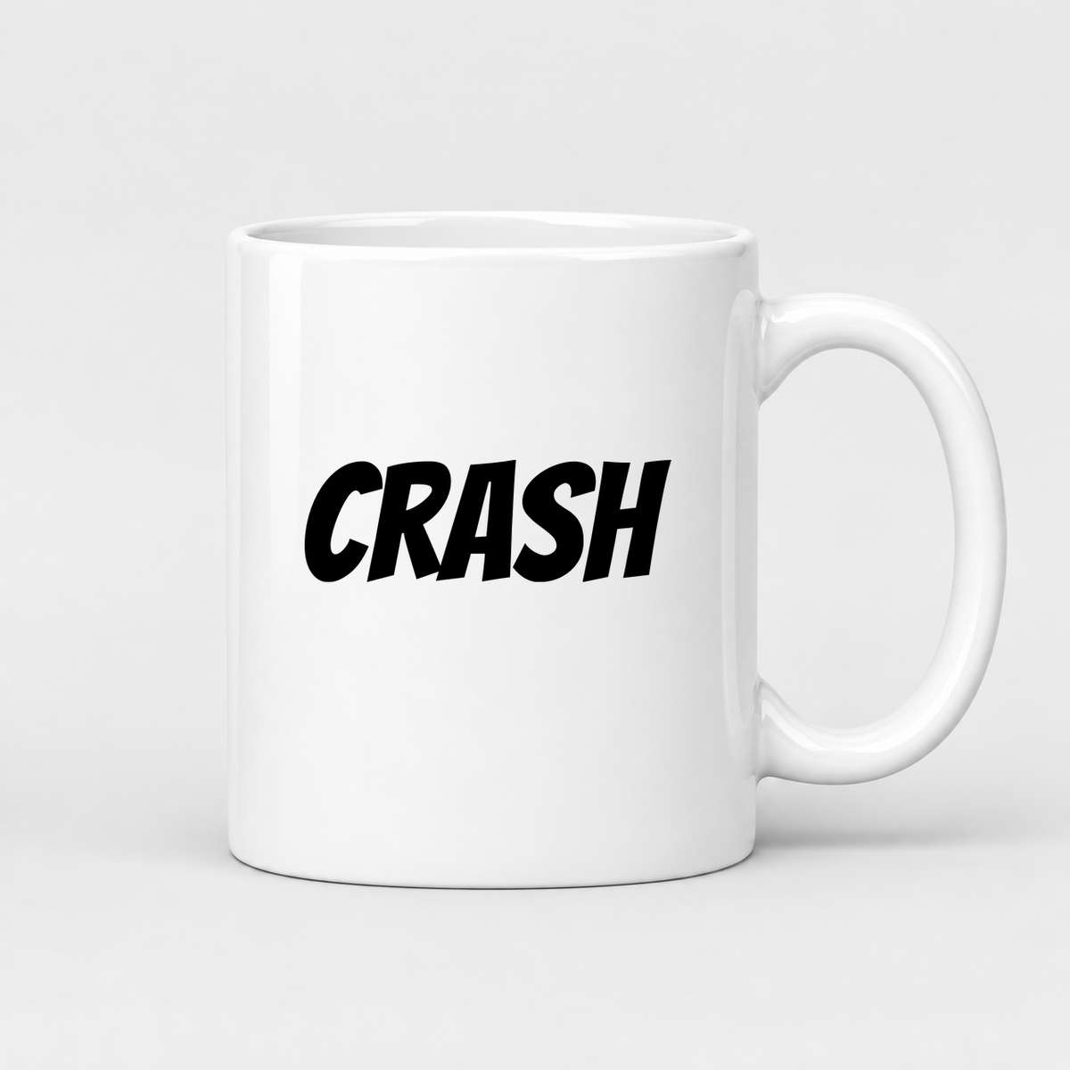 Crash Mug in white