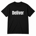 Deliver T-Shirt in black