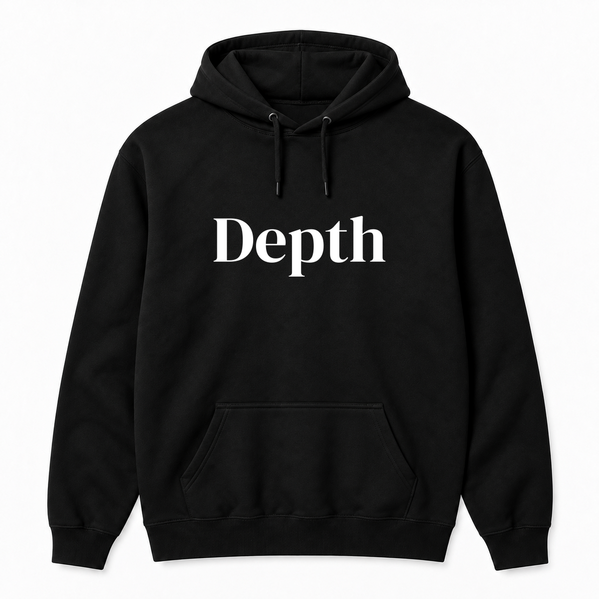 Depth Hoodie in black