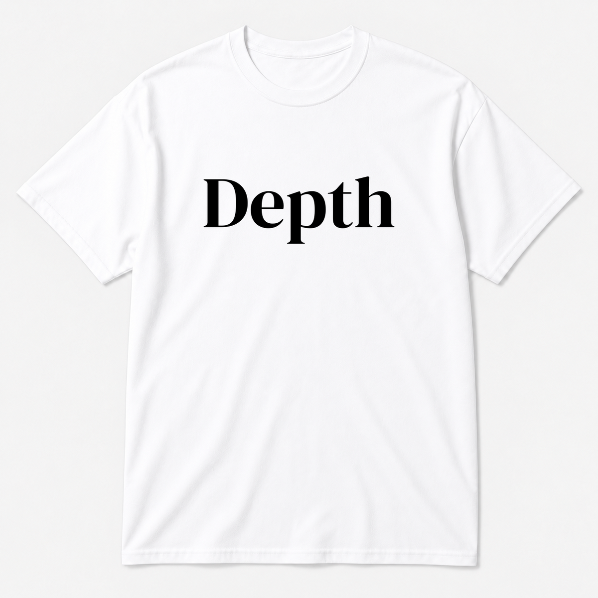 Depth T-Shirt in white