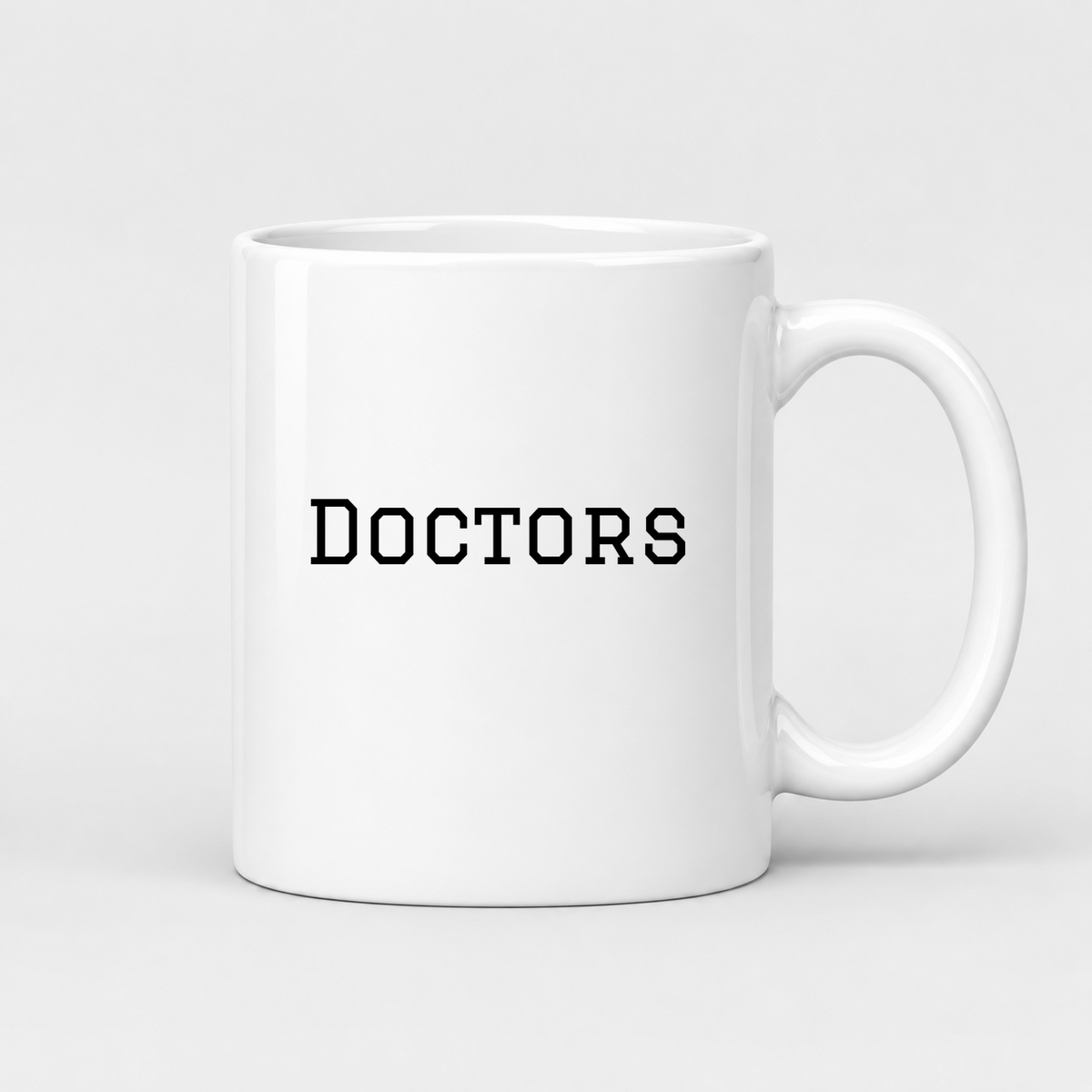 Doctors Mug in white