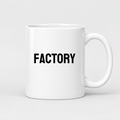 Factory Mug in white