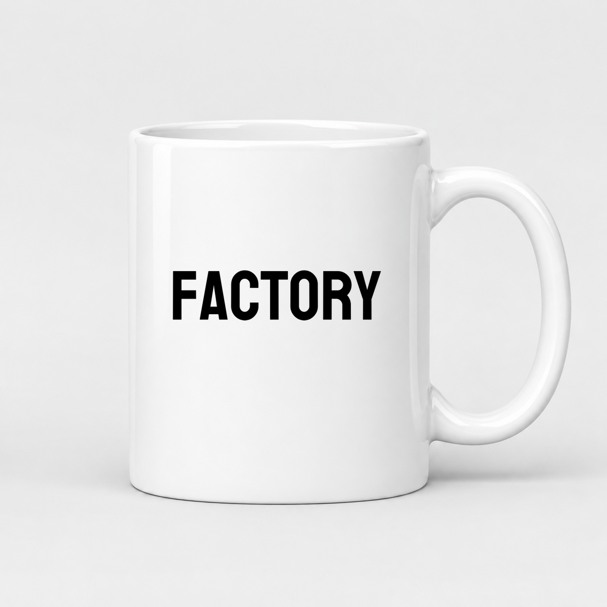 Factory Mug in white