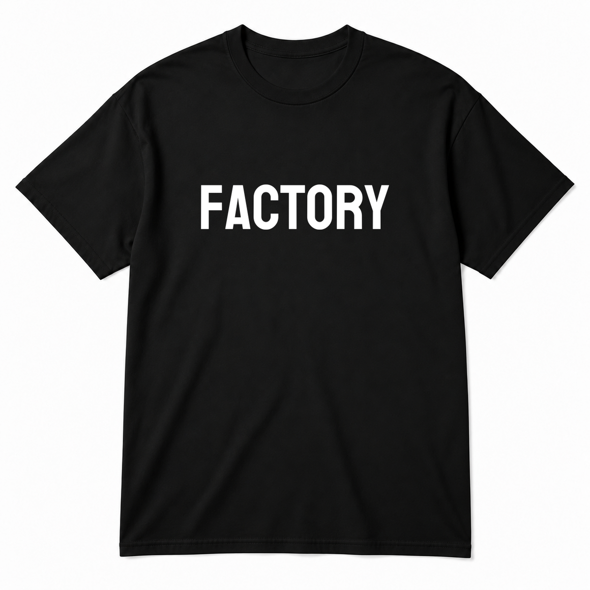 Factory T-Shirt in black