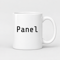 Panel Mug in white