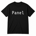 Panel T-Shirt in black