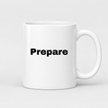 Prepare Mug in white