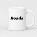 Roads Mug in white