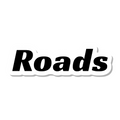 Roads die-cut sticker