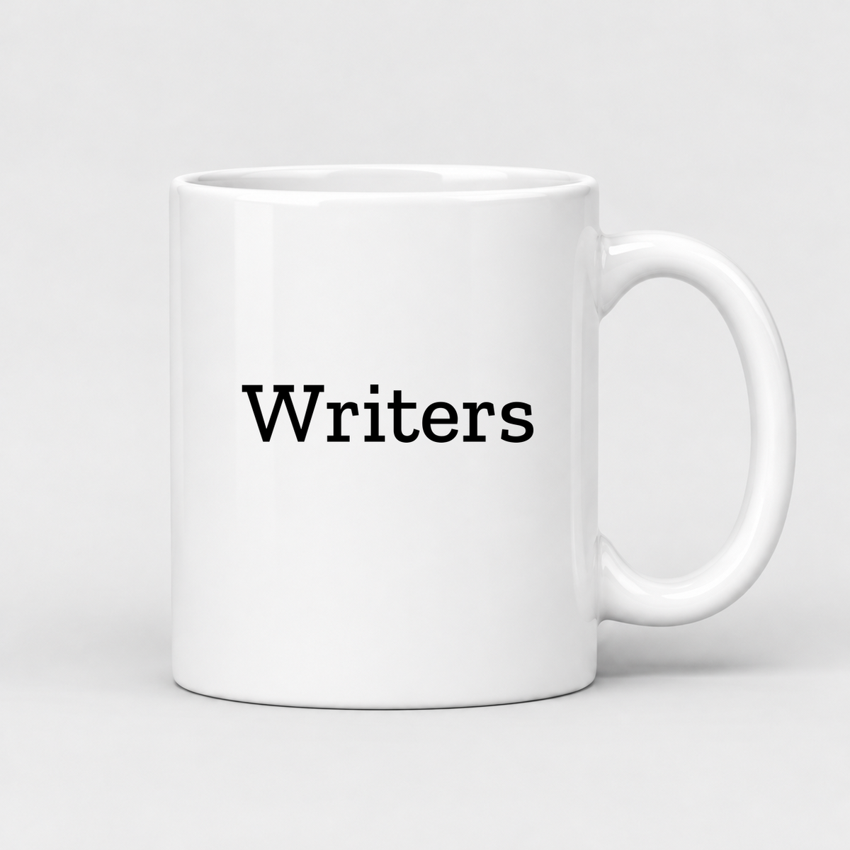 Writers Mug in white