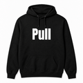 Pull Hoodie in black