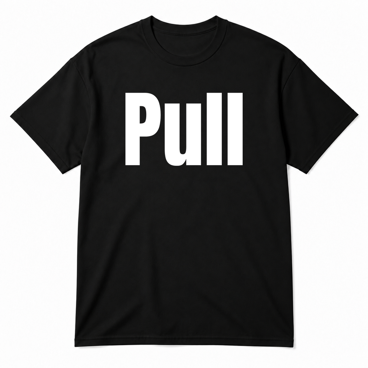 Pull T-Shirt in black