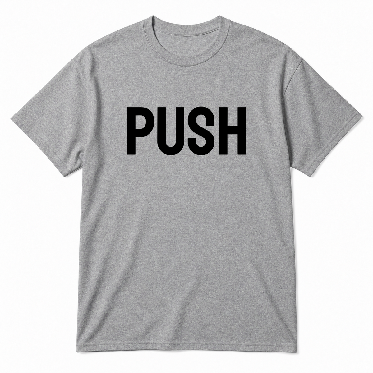 Push T-Shirt in gray