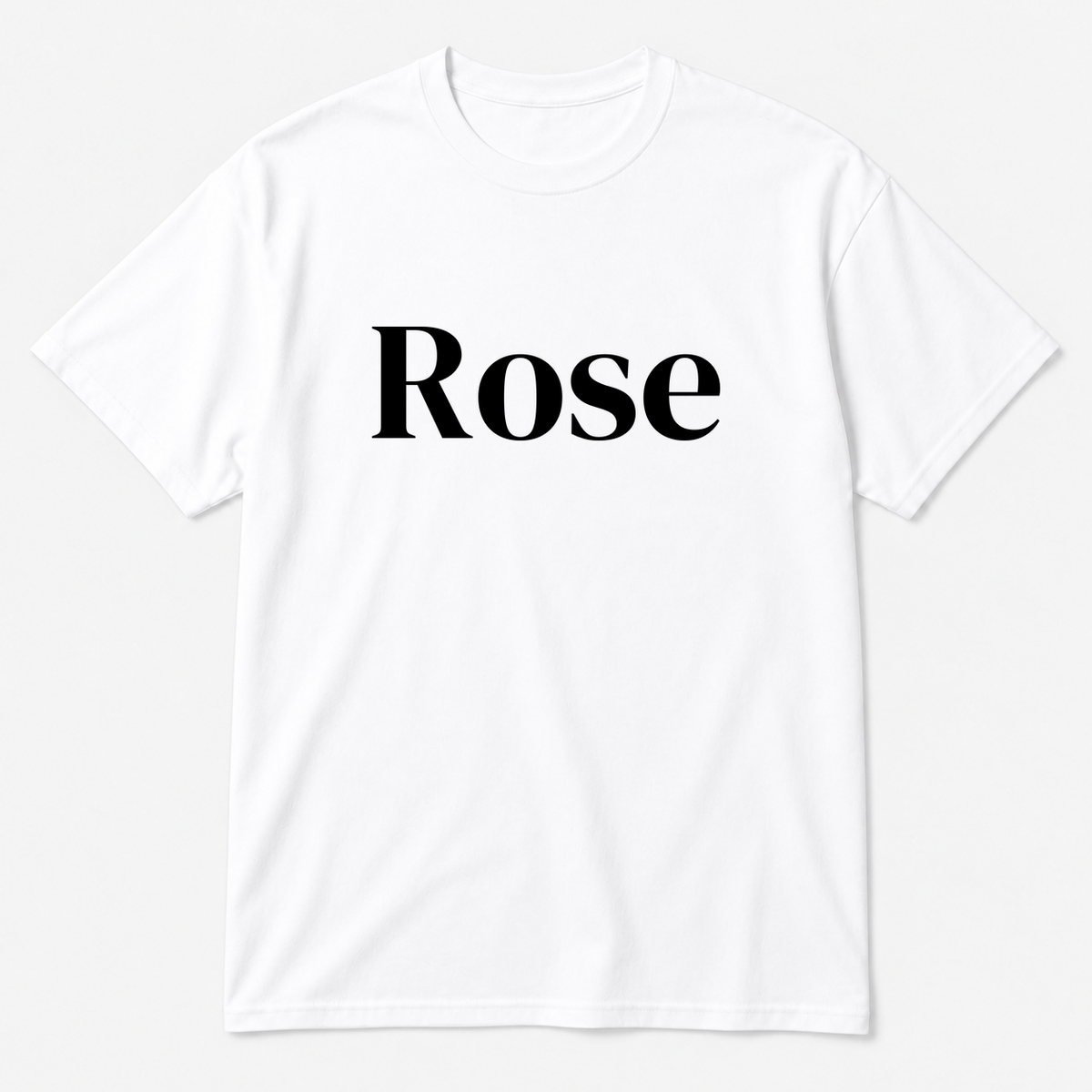 Rose T-Shirt in white