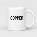 Copper Mug in white