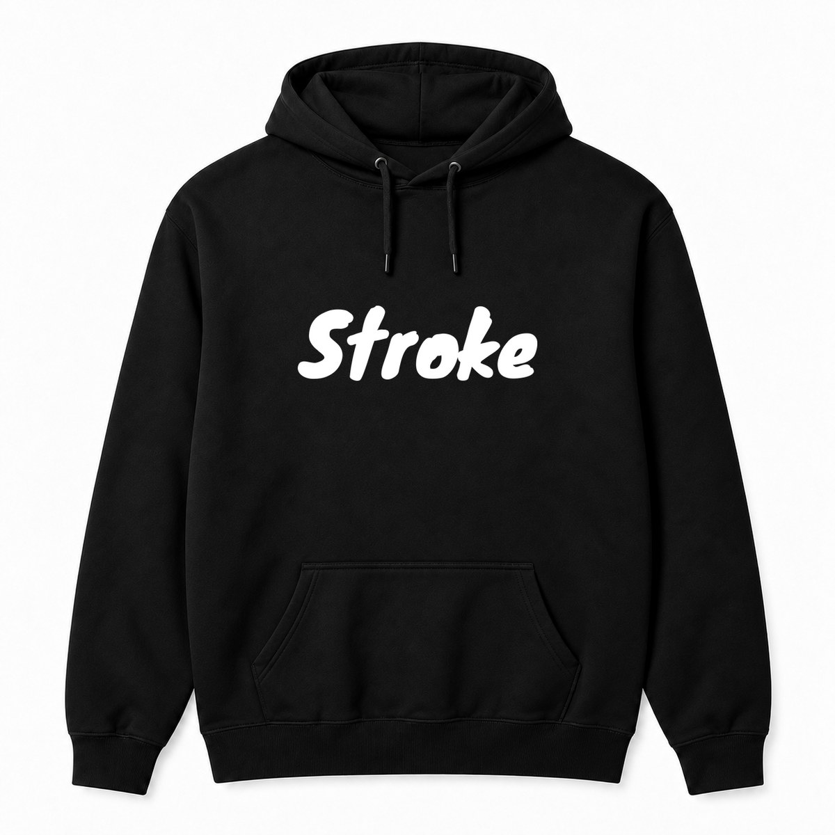 Stroke Hoodie in black