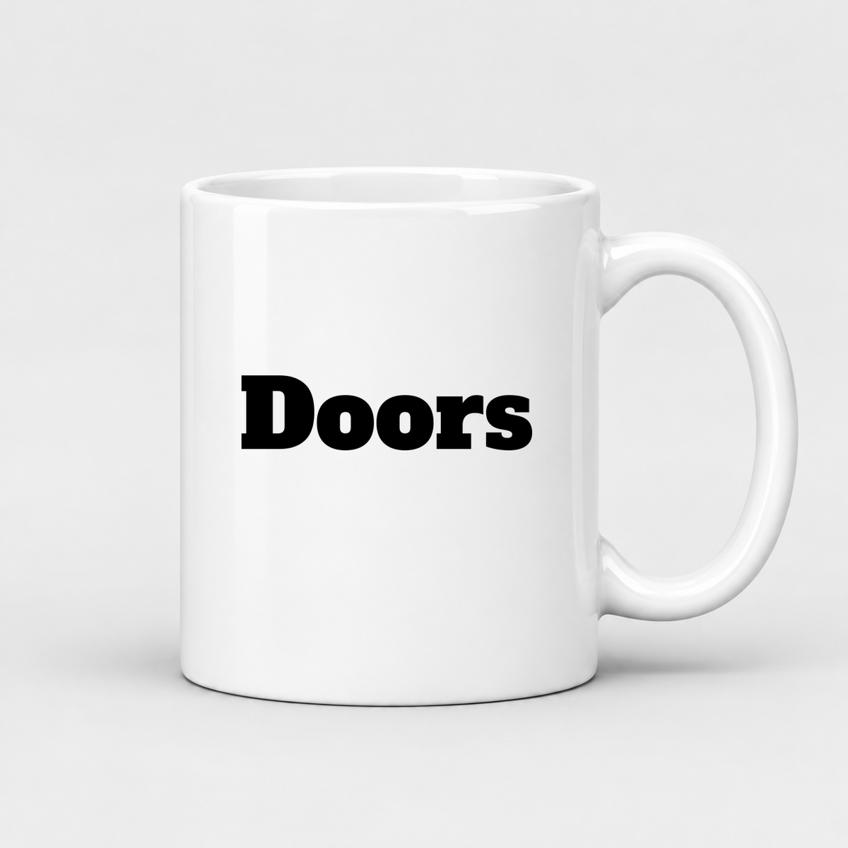 Doors Mug in white