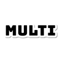 Multi die-cut sticker