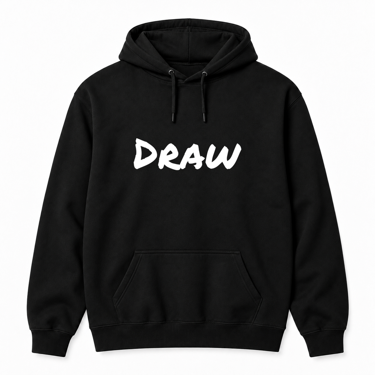 Draw Hoodie in black