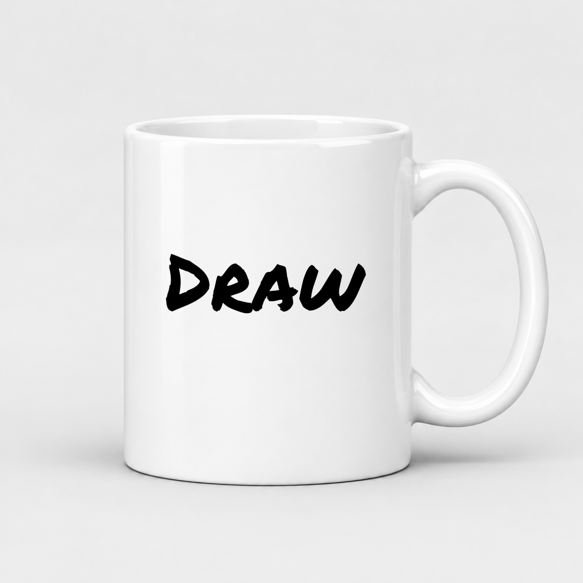 Draw Mug in white